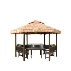 마당 빌라 농가락 다수정경구 원두막 전원주택 사각 조립식 야외 나무 2층 정자 정원