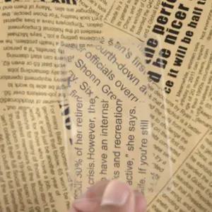 확대경 카드형 돋보기 휴대용 카드 독서 노안 카드 확대경 확대기 루뻬