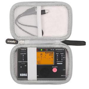 Aproca 블랙 하드 스토리지 여행용 케이스, Korg TM70 튜너(TM70TBK) / TM60BK WEGROWER 튜너 메트로놈 및 액세서리용