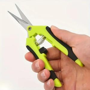 스테인리스 정원 전지가위 직선형 꽃 과일 포도 날카롭고 내구성 있는 가위