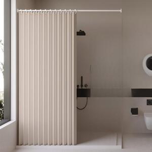 샤워커텐 욕실커튼 가리개 러블리 인테리어 캐릭터 무타공 가리게 고양이 목욕 패브릭