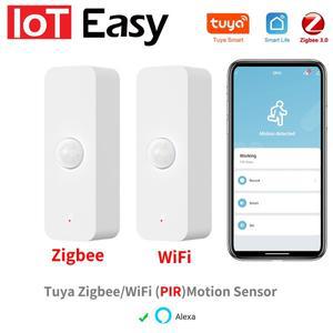 PIR 모션 센서 스마트 홈 인체 감지 적외선 보안 라이프 Alexa Google Home Tuya WiFi Zigbee와 호환