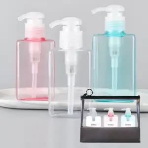 여행용 샴푸통 화장품 무지 공병 100ml 3종 브라이트 용기 용공병 수영장 용통 펌핑 휴대용 크림 펌프 용용