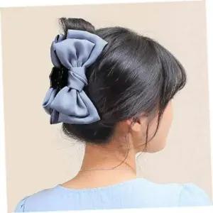 [알티피아]리본집게핀 엔젤슈슈실크왕리본집게핀(인디블루)헤어핀