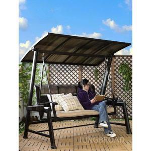 정원 그네 흔들의자 야외 1인용 가정용 수면 조립식 스 방우정원 뒷마당 그네마당 해먹