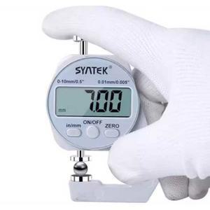 미세 두께측정기 후드게 가죽 측정기 플랫 고무 디지털 측정 눈금자 고정밀