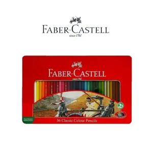 파버카스텔 일반색연필 36색세트 틴케이스 유성색연필 컬러링북 스케치