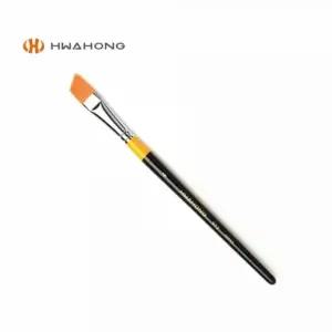 화홍 디자인붓 972F 사선붓 4호 (12입) 입시붓 사선붓 아크릴칼라 화홍붓