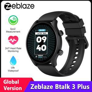 Zeblaze Btalk 3 Plus Smartwatch 1.39in 컬러 스크린 건강 SpO2 모니터 Bluetooth 음성 보조 방수 여성용