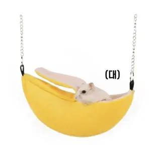 햄스터 은신처 바나나 해먹 (대) 장난감 놀이터 침대