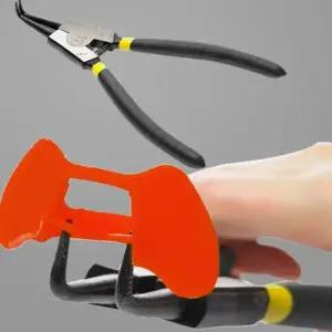 중사이즈50개+펜치 눈가리개 꿩안경 닭안경