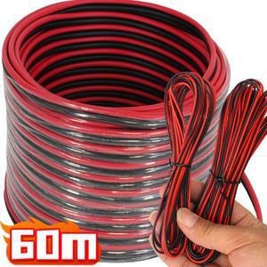 22AWG 케이블 전선 주석 도금 구리 2핀 연장 코드 PVC 절연 저전압 라인 LED 스트립 램프 전자 자동차용