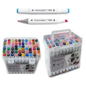 트윈마카펜 (유성) 마커펜세트 듀얼 터치펜 -60색세트 마카펜 마커펜 듀얼