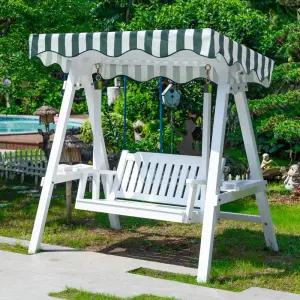 원목 벤치 그네 흔들 흔들의자 펜션 목재 마당 야외