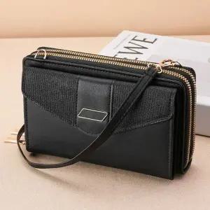 [하프클럽/]신상 여성 2단 반지갑 카드 수납 데일리 지갑