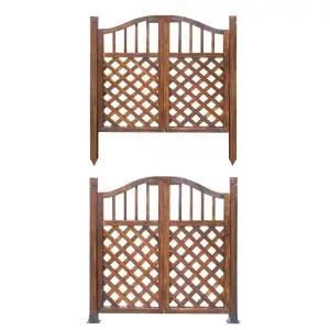 원목 대문 담장 울타리 휀스 마당 시골 펜션 방부목