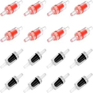 수족관 체크 밸브 - 16pcs 원웨이 에어 펌프 3/16인치 어항 에어레이터 항공 튜브 액세서리 파이프 피팅