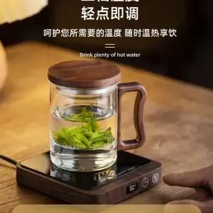 우드 컵워머 머그워머 온열 가열 데우기 온도조절 머그컵