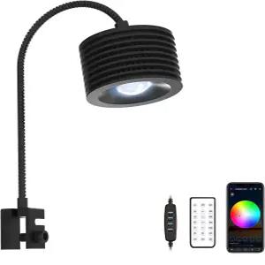 산호 심은 나노 소금물 수족관 수조용 풀 스펙트럼 조명 조절 가능한 초밝은 어항 조명(A-20 16W)