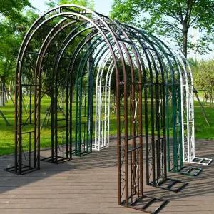 장미 아치 지지대 화초 야외 원형 울타리