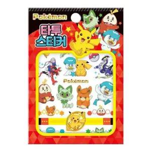 포켓몬 New 타투스티커 4P 유아 뷰티 스티커놀이 데코