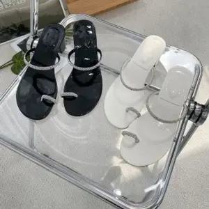 여름 발가락 쪼리형 큐빅 스트랩 슬리퍼 굽4.5cm JNJ9+8QHe