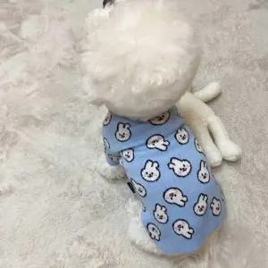 강아지 봄 가을 겨울 데일리 실내 니트 패션 쇼핑몰 애견 의류 토끼 패턴 강아지옷 코디