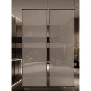 모시 커튼 조각보 여름 린넨 전통 카페 공간분리