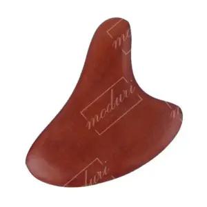 원목 옻칠 하트 괄사 B타입 지압기 얼굴 안마 다리