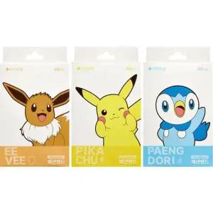 포켓몬밴드 48매입 3종세트 (피카츄이브이펭도리)