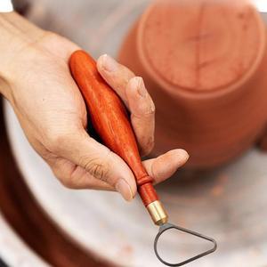 도자기 굽칼 양면 클레이 1 조각칼 수리칼 스크레이퍼 나이프 쌍날 쌍두 레드 소형 점토