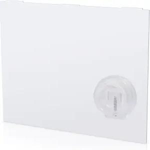 RV 스크린 도어 슬라이더 패널 239061 조립 없음 푸시다운 노브 오프너 포함 - 흰색