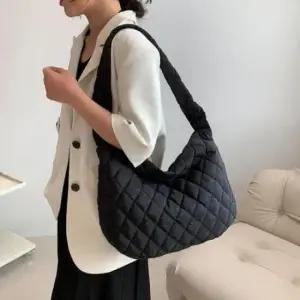퀼팅 여성용 보부상 가방 숄더 크로스 여행가방