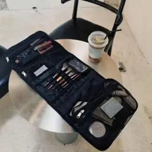 여행용 손잡이 화장품 멀티 파우치 메이크업 보관함 케이스