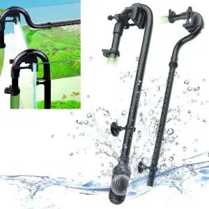 물고기 용 캐니스터 필터 부품 외부 내경 16mm 직경 22mm 튜브 수족관 입구 및 출구 세트