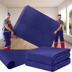 하하펠트 80인치 x 144인치 초대형 이동 담요 2개 튼튼한 포장 섬유 배송 가구 패드 커버 용품 보호 필수품