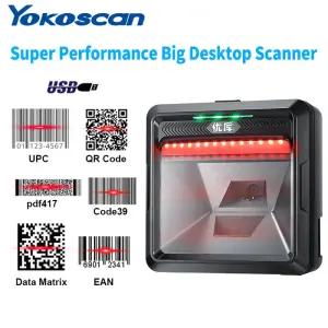 Giant Superme USB 데스크탑 스캐너 옴니 전방향 바코드 MP8000 Best 2D QR 1D 프레젠테이션 소매
