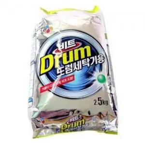 세탁 세제 비트 2.5L 리필용 드럼 세탁기 빨래 세탁