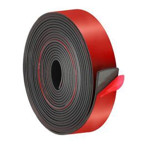 1.5-6M 네오프렌 고무 스트립 충격 흡수 가스켓 용 자체 접착 고체 시트 DIY 공예 씰링 날씨