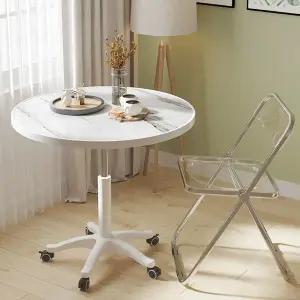 2인용 높이조절 이동식 원형 식탁 테이블 원룸
