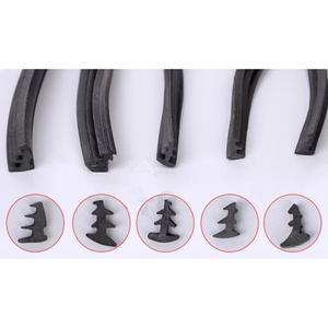 10 미터 고무 씰링 스트립 문 및 창 유리 방음 방풍 방습 고정