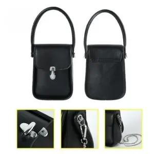 [패션] 회전식 잠금 미니 크로스 토트 숄더백 가방 여성용