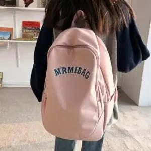 [패션] 여성용 대학생 데일리 백팩 핑크 예쁜 여대생 가방 고등학생용 여자 책가방