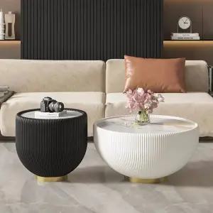 포세린 원형 테이블 다색 대리석 엠지 디자인 북유럽