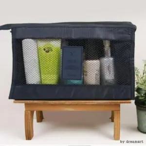 [패션] 슬림 디자인 여행용 화장품 파우치 이너백 세면도구 가방