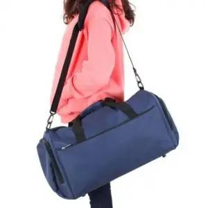 [패션] 심플 캐주얼 넉넉한 수납 여행용 휴대용 보스턴백 스포츠 헬스 소형 가방