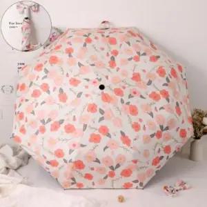 [패션] 자동 3단 우산 튼튼한 양산 플라워