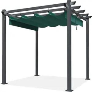 홈디포 햄튼 베이 퍼골라 GFM00467F GFM00469A와 호환되는 SCOCANOPY 교체 커버 (포레스트 그린)