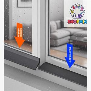 50cm 가정용 창문 방수 바 슬라이딩 레인 웨더스트립 발코니 단열 방풍 씰링 플래싱 보드