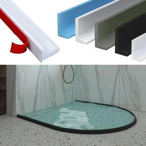 1개 2m78.74인치 샤워 문턱 물막이 바닥 씰 욕실 유리 도어 스트립 건식 및 습식 분리 코킹